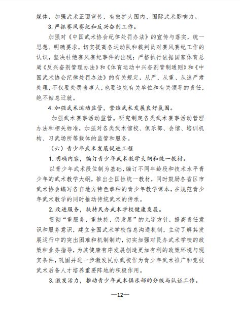 关于印发《体育总局武术中心贯彻落实&lt;体育强国 建设纲要&gt;实施方案》的函(图12)